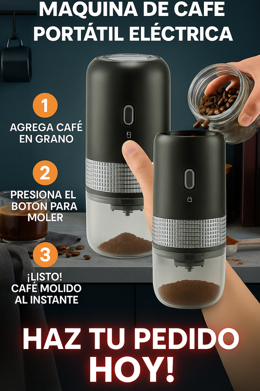 Maquina de café portatil eléctrico