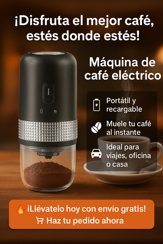 Maquina de café portatil eléctrico